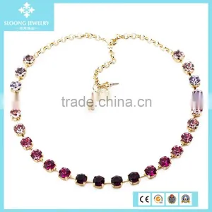 2015 Lastest Design Statement Crystal Necklace, Fashion Jewelry Necklace thumbnail-6