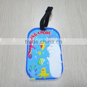 Soft Pvc Luggage Tag/bussiness Card Size Luggage Tag/luggage Tag Loop Strap thumbnail-4