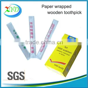 2016 Lowest Price High Sales Paper Wrapped Toothpick in China Factory thumbnail-2