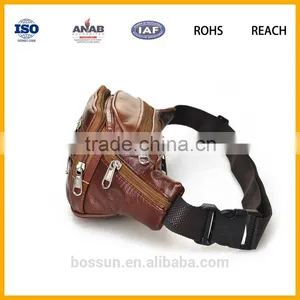 Hot Selling High Quality Genuine Leather Waist Bag With China Factory Price thumbnail-1