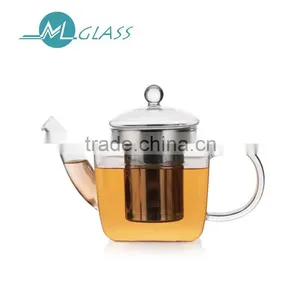 Wholesale 800ml Glass Teapot Handmade Glassware High Borosilicate Glass 6274 thumbnail-1