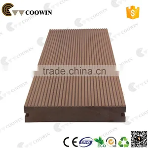 Tongue and Groove Fire-resistant Park Wpc Laminate Flooring Solid Wpc Decking thumbnail-1