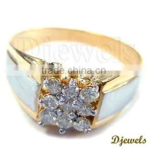 Diamond Gents Gold Rings, Diamond Engagement Rings, Diamond Jewellery thumbnail-1