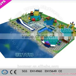 Inflatable Mobile Park/giant Place Theme Park/commercial Slide n Pool Park thumbnail-2