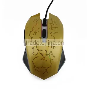 Gold 3200 DPI USB Wired Mouse Mice,LED Optical Gaming Mouse thumbnail-3
