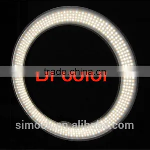 Bi- Color Micro 55 Watt Photography Ring Light RL-18 LED Making up Video Light for DSLR Camera on Portrait thumbnail-2