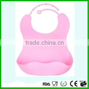 Amazon Hot Selling Washable Baby Bib in Silicone Material thumbnail-2