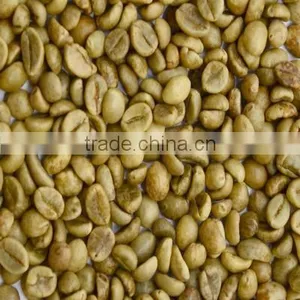 Unwashed Robusta Green Coffee Beans S18 thumbnail-1