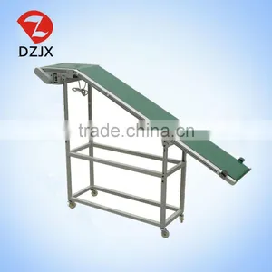 Adjustable Height Inclined Belt Conveyor/Horizontal Belt Conveyor Used to Food Industry thumbnail-1