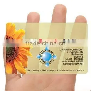 High Quality Transparent PVC Business Card thumbnail-1