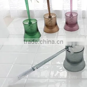 2016 Newest High Quality Crystal Cleaning Plastic Toilet Brush Holder thumbnail-3