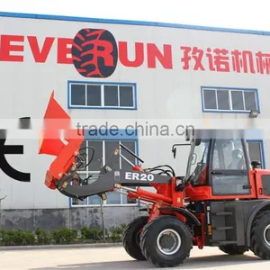 Qingdao Everun Brand CE Approved ER20 Wheel Horse Front End Loader With 4 in 1 Bucket thumbnail-1