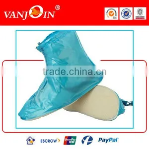 High Heel Flat PVC Rubber Rain Shoe Cover thumbnail-1