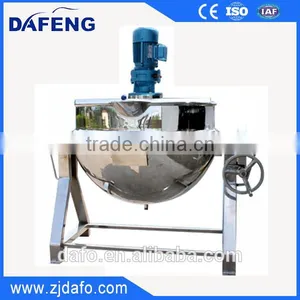 500 Liter Steam Jacketed Cooking Kettle With Agitator thumbnail-1