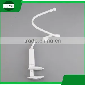 Plastic Flexible Folding Telescopic Foldable Desktop Cell Mobile Phone Bracket Stand Support Holder With Clip thumbnail-3
