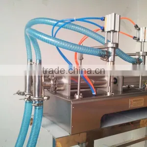 Small Full Pneumatic Double-head Glycerine Filling Machine (semi-auto Liquid Filler, Water Filler ) thumbnail-5