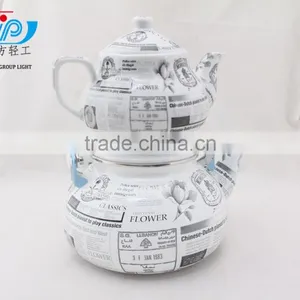 2.4+0.9 L Enamel Kettle thumbnail-1