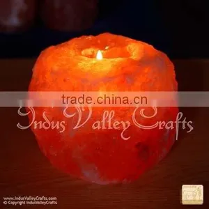 Salt Candle Holder, Candle Lamp, Candle Stand thumbnail-1