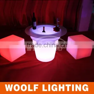 Swimming Pool Illuminated Plastic LED Large Flower Pot thumbnail-3
