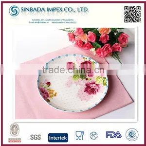 High Quality Porcelain Plate Decoration With Full Printing thumbnail-1