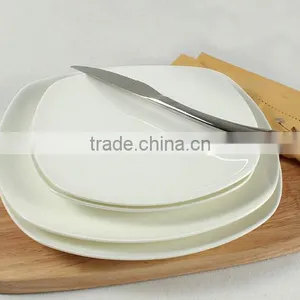 Haonai Hot Sale Product High Quality Square Shape Ceramic Plates Dishes thumbnail-5