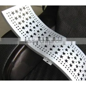 Outdoor Laser Cutting Facade Panel Aluminum Curtain Wall Profile thumbnail-3