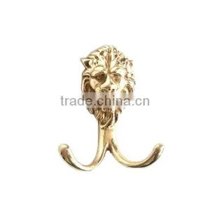 Lion Face Brass Designer Hook thumbnail-1