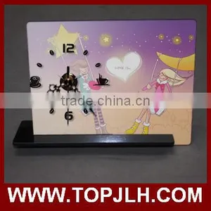 Fancy Design Blank Coated Photo Frame Wall Clock for Sublimation thumbnail-2