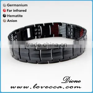 Factory Wholesale Stainless Steel Mens Health Bio Magnetic Energy Bracelet thumbnail-4