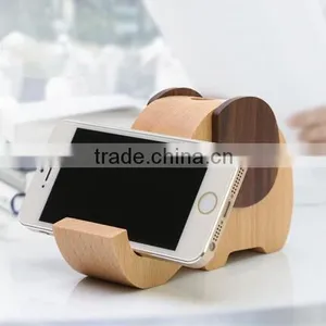 Elephant Design Wooden Desk Pen Holder thumbnail-4