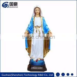 Catholic Elegance Resin Virgin Mary Baby Jesus Statues thumbnail-1
