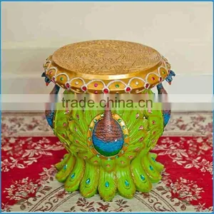 High Quality Small Resin Peacock Chair thumbnail-1