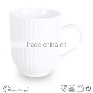 Simple Design Ceramic Coffee Mug Cup Engrave Ceramic Mug thumbnail-1
