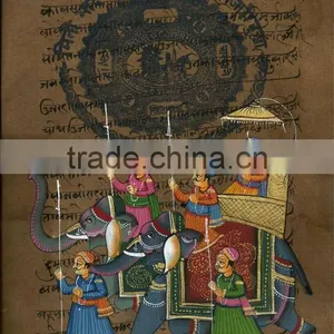 Unique Handpainted Indian Paintings-A thumbnail-1