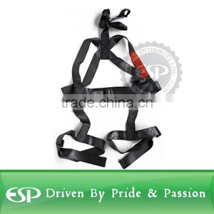 Steel Climbing Hunting Tree Stand With Safety Vest Harness, 250lb Capacity thumbnail-5