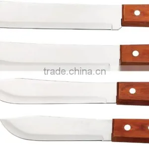 Butcher Knife Kitchen Knife Set With Wooden Handle thumbnail-1