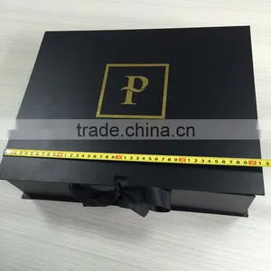 Matt Black Paper Custom Hair Extension Boxes Hair Boxes thumbnail-2
