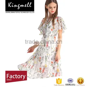 Wholesale Customized Printed Polyester Material Fabric for Women Clothes thumbnail-1