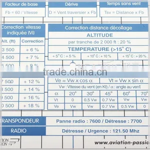 Flexible Plastic Square Protractor, Nautical Square Protractor Plotter for Pilot Student Training # KPP-8 thumbnail-3