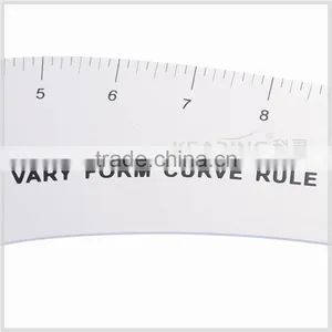 Kearing High Quality 18" Metal French Curve Rulers Vary Form Rulers For Designing # 6218A thumbnail-2