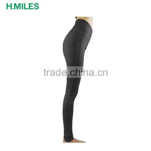 Custom Logo Yoga Leggings Athletic Racer Gym Fitness Leggings thumbnail-2
