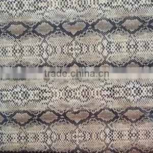 New PVC Leather for Jacket/shoes/bags Snake Face thumbnail-1