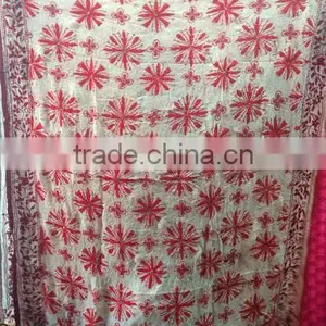 Hand Embroidered PHULKARI GEORGETTE DUPATTA SHAWL Stole thumbnail-1