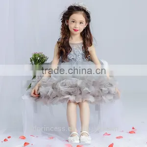 Top Selling Products 2017 Embroidery Lace Children Latest Dress Style thumbnail-6