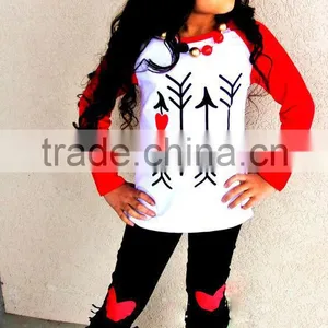 Wholesale Cotton Kids Raglan Sleeve Printing T-shirts thumbnail-2