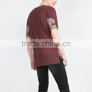 OEM Good Quality Men Digital t Shirt Printing With Vintage Totems thumbnail-2