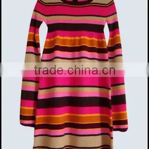 Versatile Fashion Striped Girl's Dress thumbnail-1