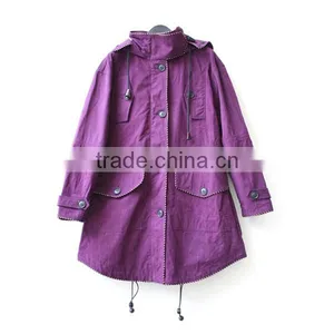 Elegant Girls' Long Coat Black Long Princess Women Coat thumbnail-2