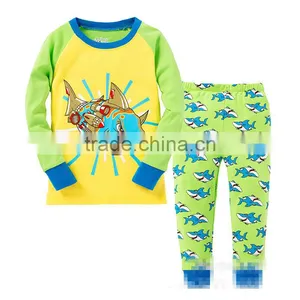 S32661W 2017 New Factory Price Clothes Children Comfortable Pajamas Sets Kids Spring Sleepwears thumbnail-2