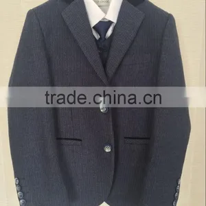 2017 New Style Latest Design China High Quality Plaid Boy Formal Wear Suit thumbnail-5